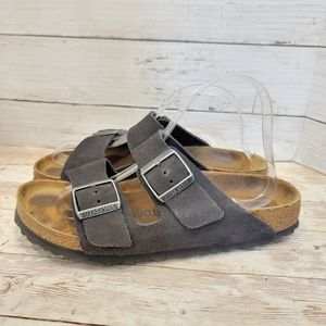 Birkenstock Gray Suede Sandals